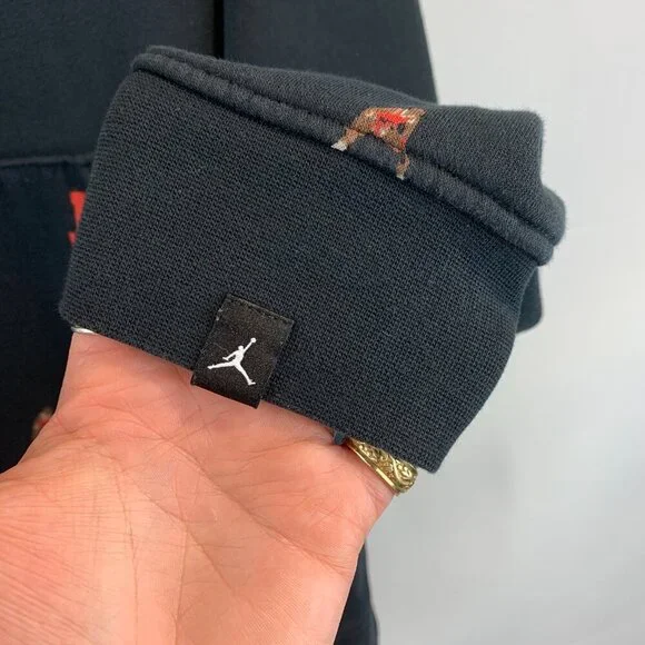 Nike Jordan Jumpman Screen-Printed Black Hoodie - Picture 3 of 7